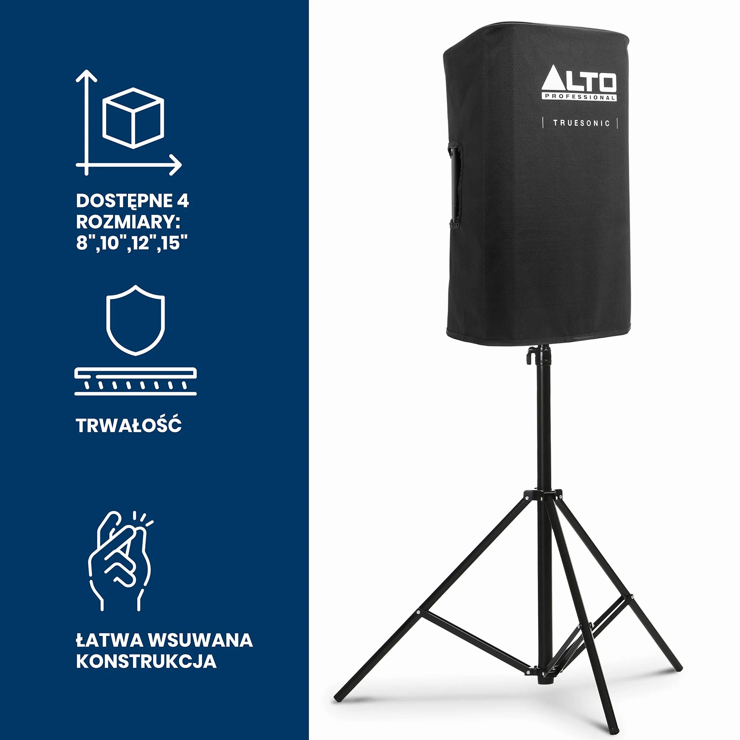 ALTO Wytrzymałe Nasuwane Etui na Aktywny Głośnik PA TS412