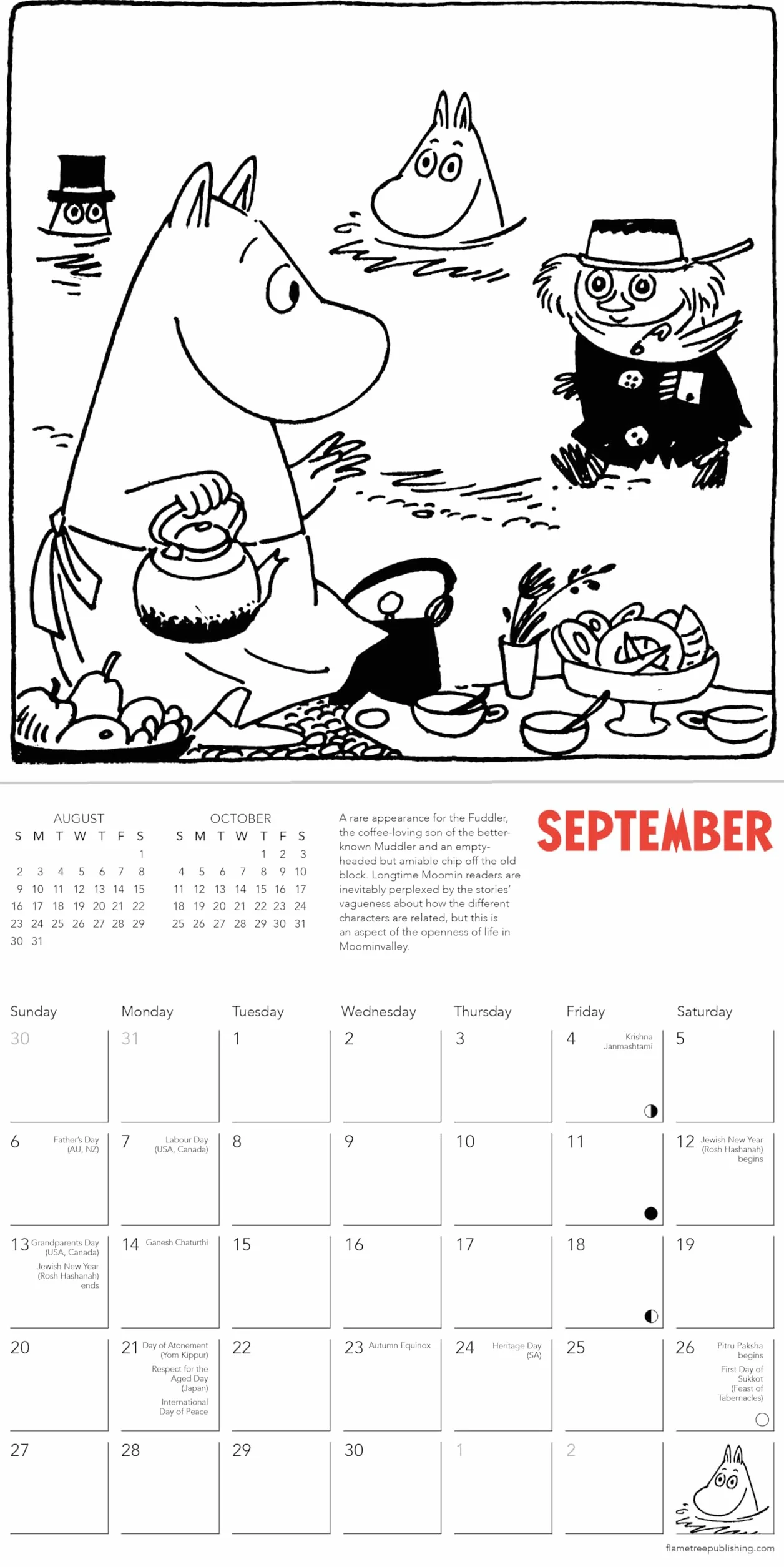 Moomin Mini Wall Calendar 2026 (Art Calendar)