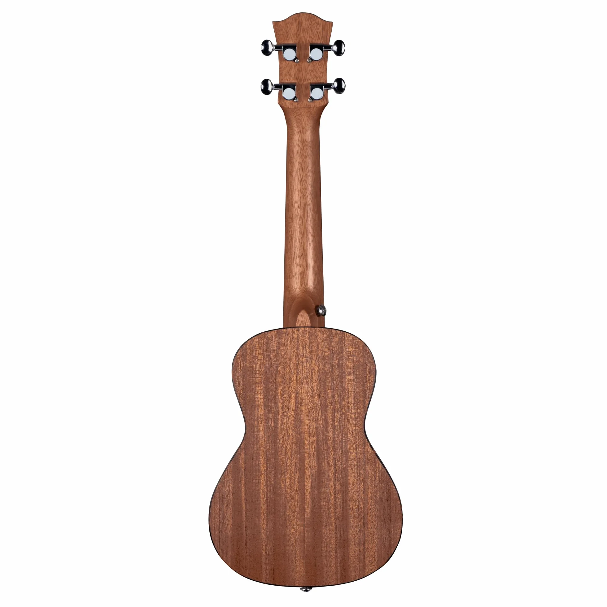 CASCHA HH 2036 DE Premium mahoniowe ukulele koncertowe zestaw ze strunami AQUILA, niemiecka metoda ukulele z DVD, wyściełana torba i 3 kostki