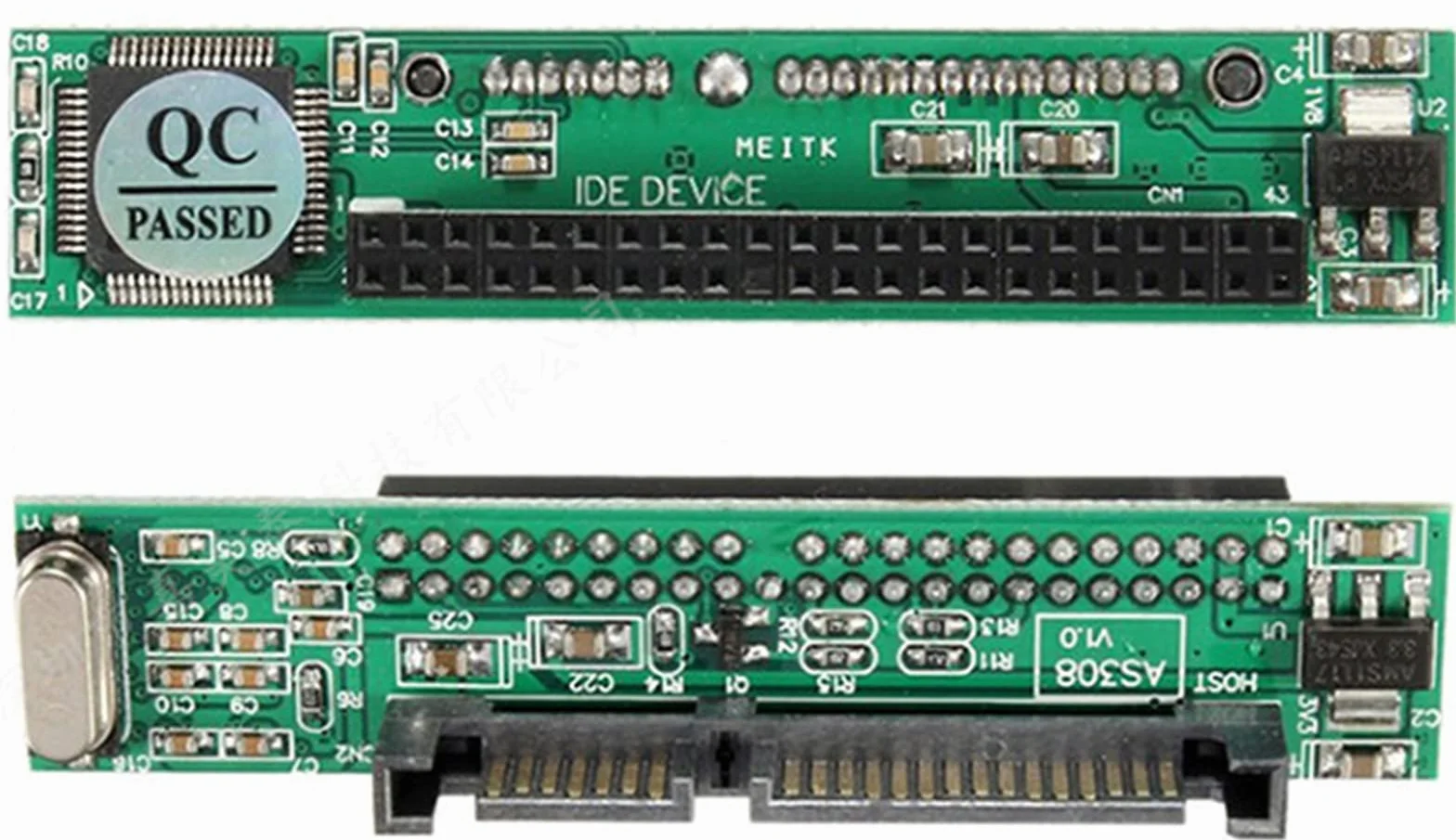 Konwerter IDE na SATA 44-pinowe adaptery dysków twardych do dysków twardych 6.3 cm