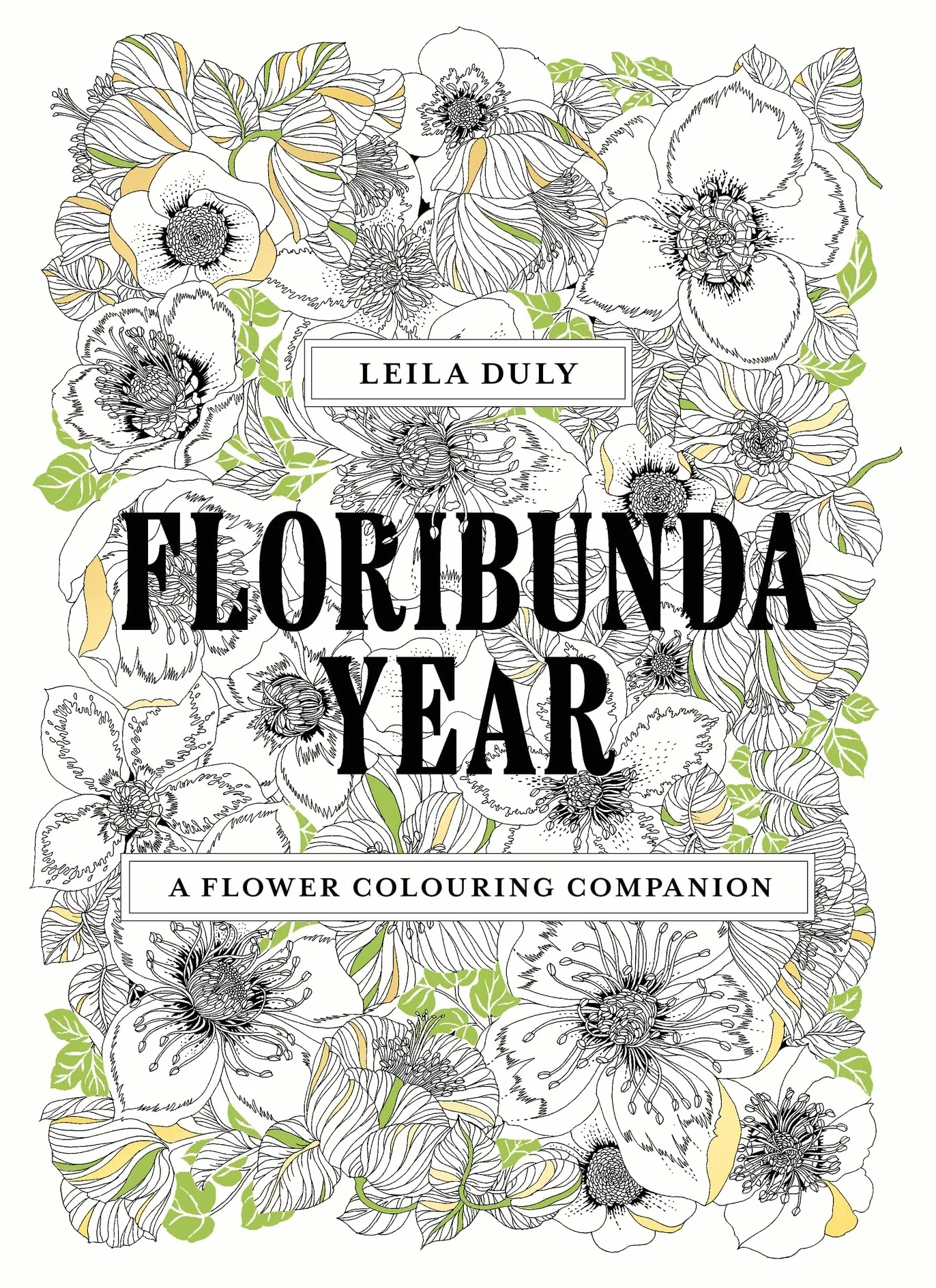 Floribunda Year /anglais: A Flower Colouring Companion