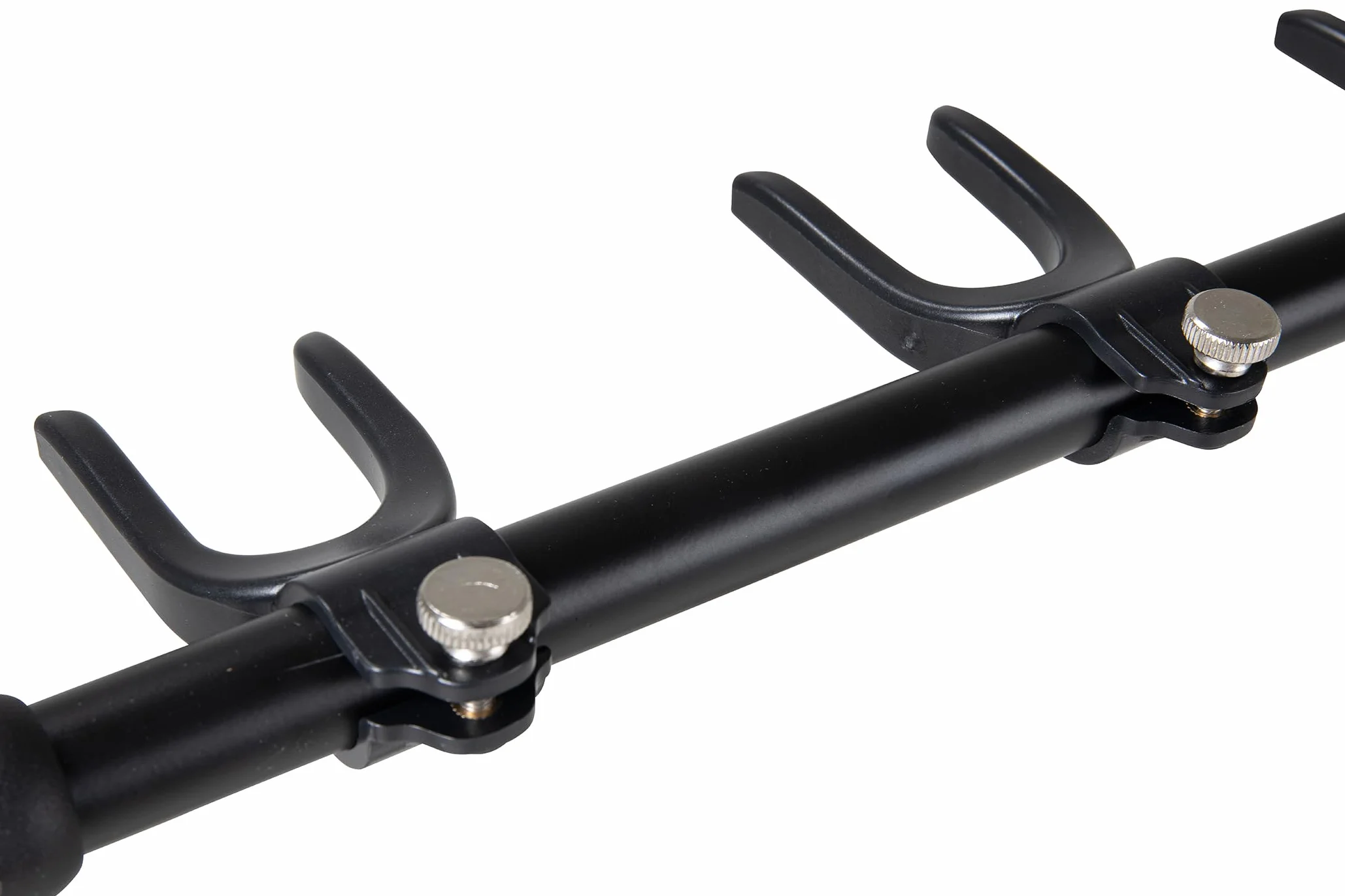 GEWA stojak na gitary Multi-stojak - na 3 instrumenty - regulowany - również do gitar Roundback, czarny, GS-103B
