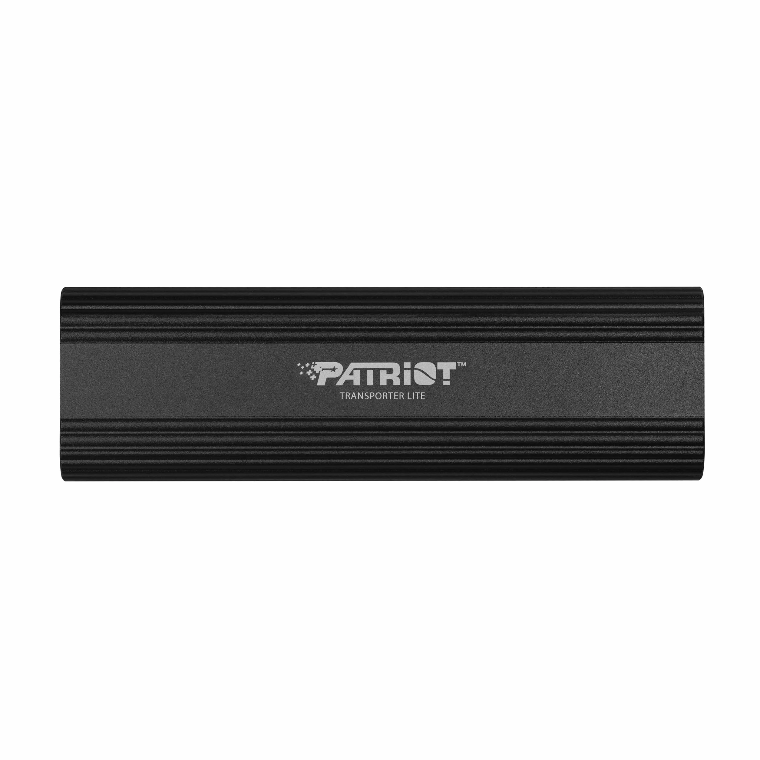 Patriot Transporter Lite 512 GB Type-C USB 3.2 Gen 2 Zewnętrzny przenośny dysk SSD, czarny - Odczyt sekwencyjny: do 1000 MB/s i zapis sekwencyjny: do 1000 MB/s - Zewnętrzny dysk SSD - PTPL512GPECB