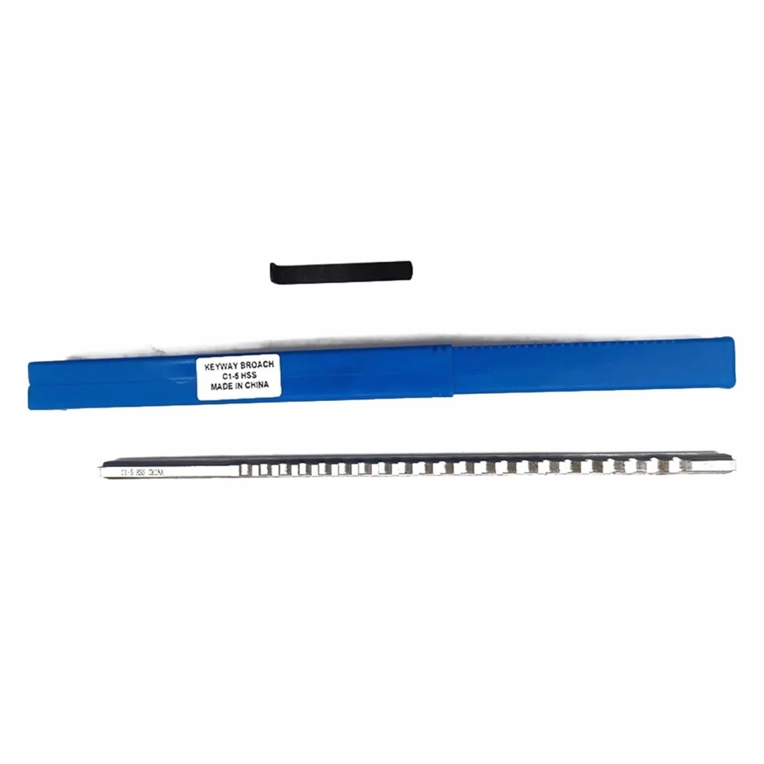 Przeciągacz do rowków wpustowych 8 mm/6 mm/5 mm typu C, rozmiar metryczny, przeciągacz ze stali szybkotnącej, narzędzie wycinania noża frezarskiego do obróbki metali, tokarka(C1 8mm)