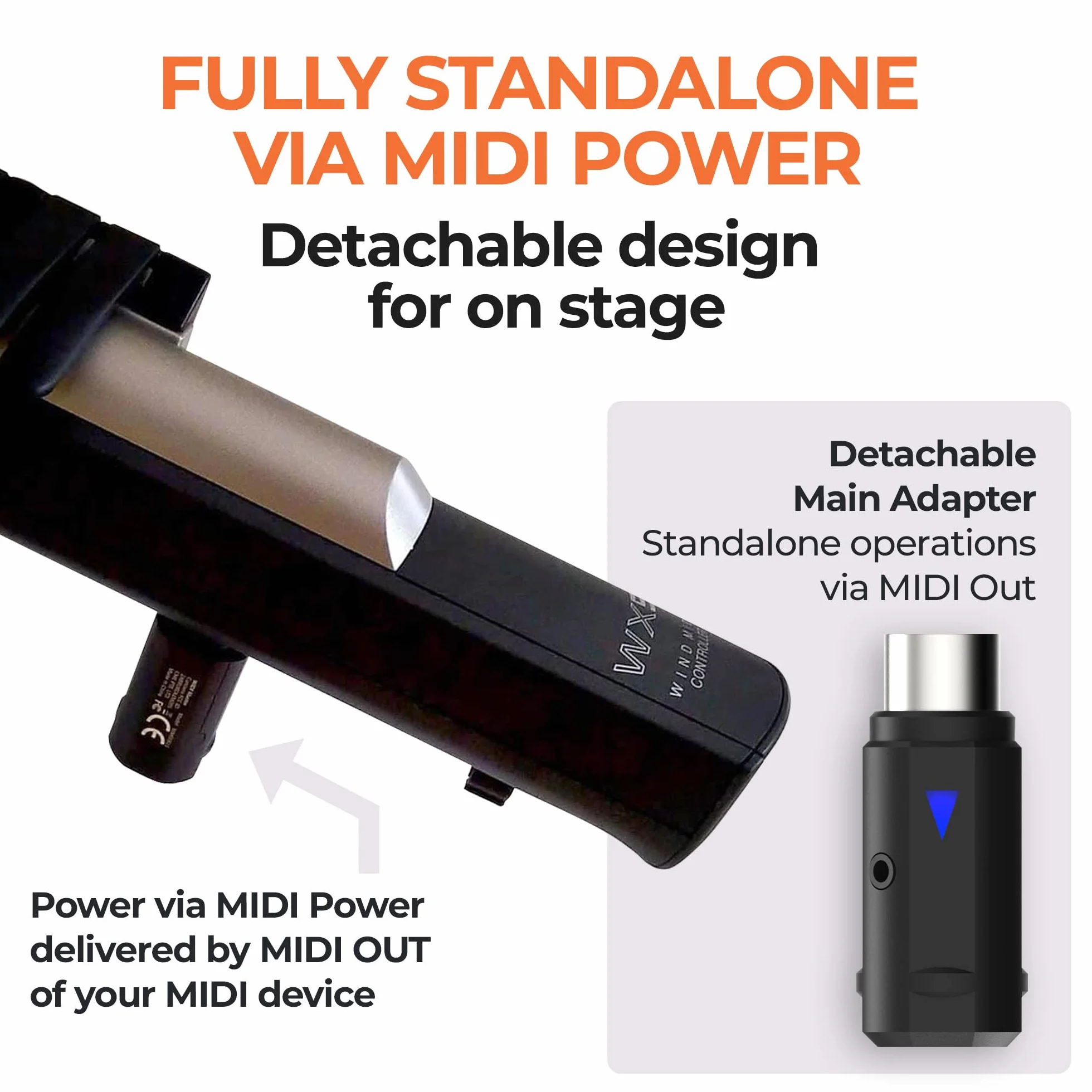 CME WIDI Master – Premium Adapter Bluetooth MIDI przez 5-Pin DIN – Ultraniskie Opóźnienie 3 ms – Bez Baterii, Zasilanie przez MIDI Out