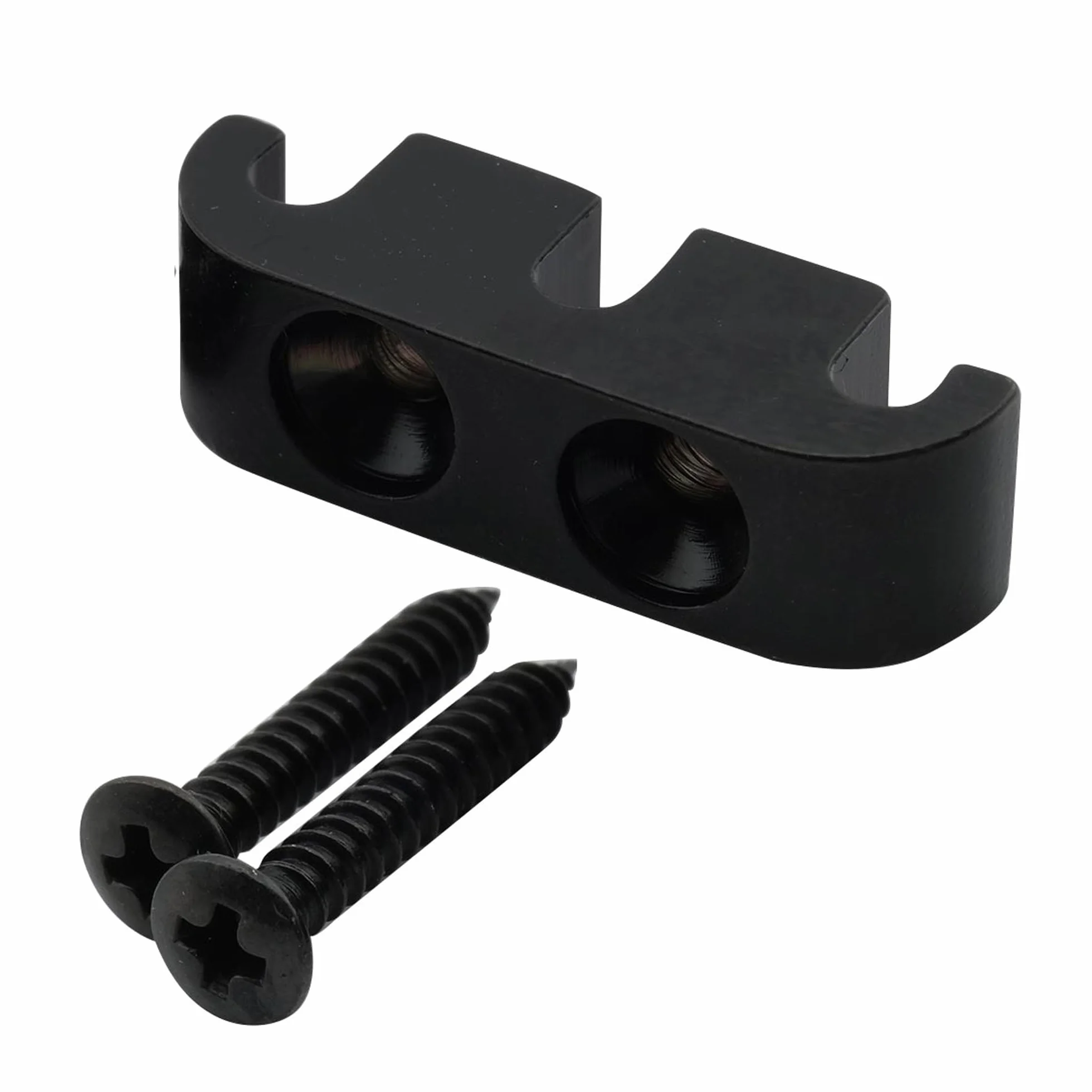 Musiclily Pro 25mm Mosiądz Docisk Strun Basu do 5 Strunowego Gitary Basowej, Czarny