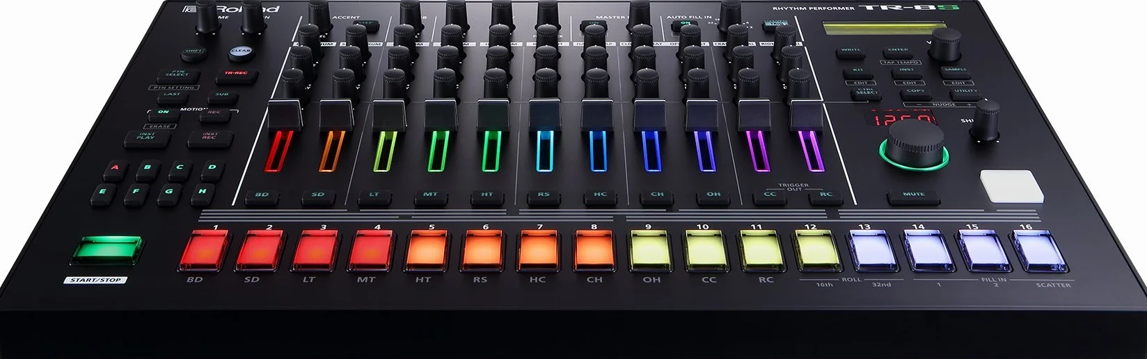 Roland TR-8S Rhythm Performer | Zaawansowany Automat Perkusyjny z Klasycznymi Brzmieniami Perkusyjnymi TR, w tym TR-808, TR-909, TR-707, TR-727, TR-606 i CR-78 | Technologia ACB | 128 Zestawów