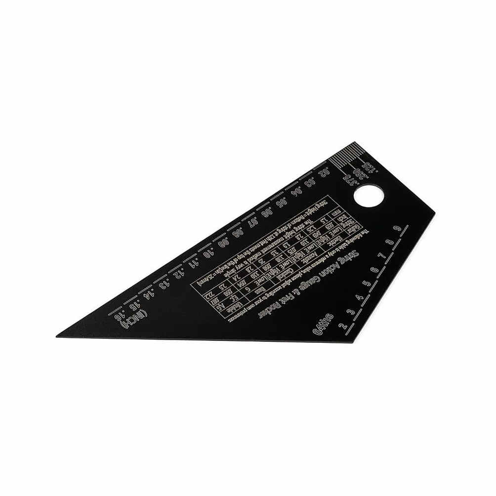 Alnicov Guitar String Action Gauge String Height Ruler Fret Rocker Leveling Guide Narzędzia lutnicze do gitary basowej