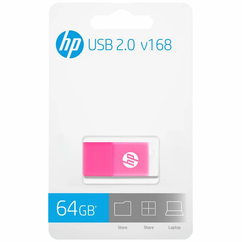 HP 64 GB v168 USB 2.0 pamięć flash Power Pink