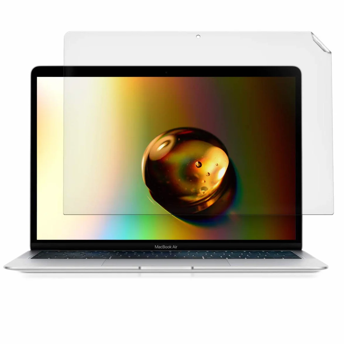 kwmobile Ochraniacz ekranu kompatybilny z Apple MacBook Air 13" Retina (od końca 2018 r.) - Ochraniacz ekranu, matowa, antyodblaskowa folia wyświetlaczowa