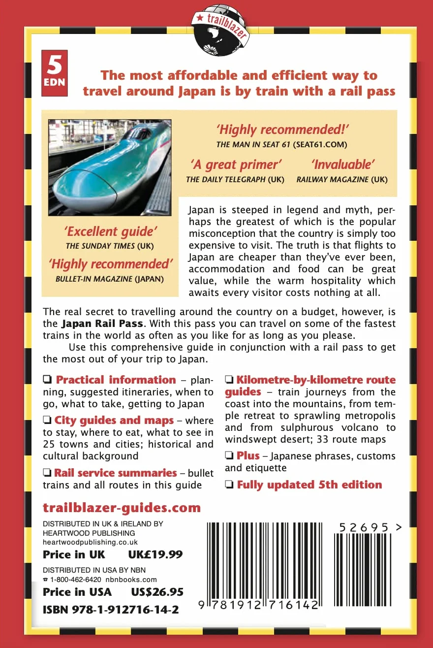 Japan by rail: Includes Rail Route Guide and 30 City Guides