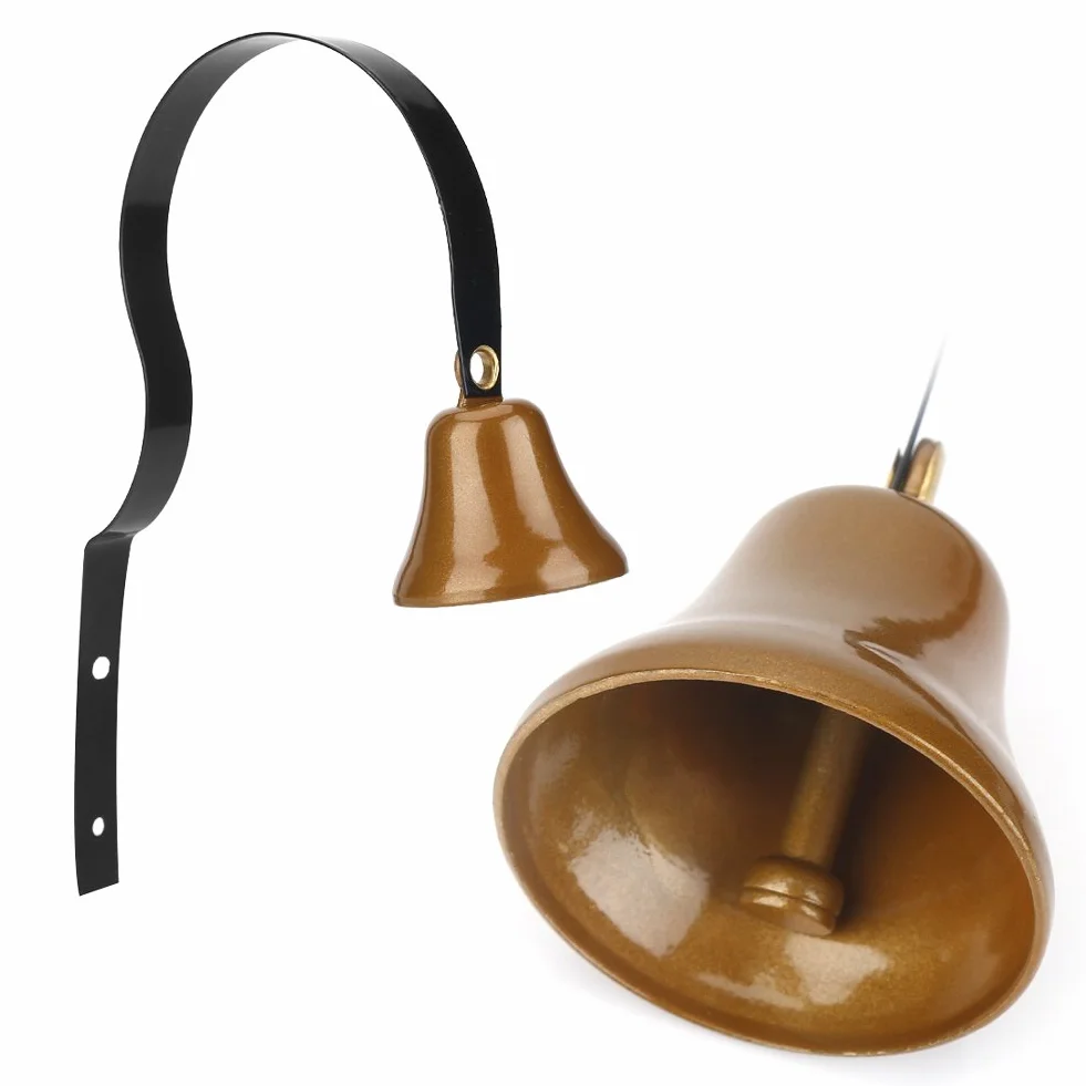 Dzwonek ręczny, dzwonek do drzwi sklepikarza wykonany z wysokiej jakości materiału metalowego, dzwonek serwisowy w hotelu, sklepie, restauracji, do użytku jako dzwonek do drzwi lub dekoracja do szkolenia psów