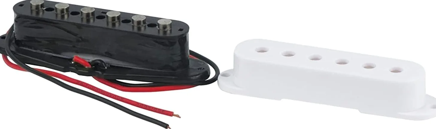 Przetwornik do gitary akustycznej, Ceramiczna pojedyncza cewka przetwornik wzmacniacz przetwornik Humbucker SSH HSS przetwornik do gitary elektrycznej biały zestaw przetwornik do gitary elektrycznej