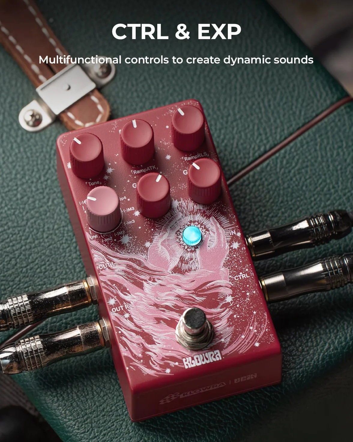Vein Pitch Shifter gitarowy do gitary elektrycznej z 17 trybami spadku skoku, precyzja mikrorotonalna, analogowa suchość, prawdziwe stereo, wejście CTRL - graj jak pełny basista