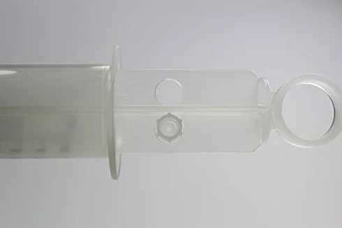 1863 strzykawka dozująca z uchwytem pierścieniowym, z wężem dozującym, 100 ml