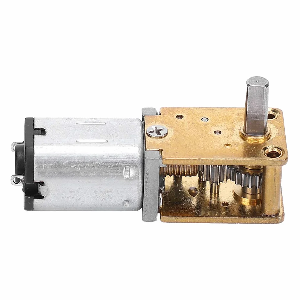 Szczotka DC 6 V mini silnik przekładniowy, mikroturbo przekładniowy przekładniowy ‑N20 silnik redukcyjny (DC6V 35RPM)