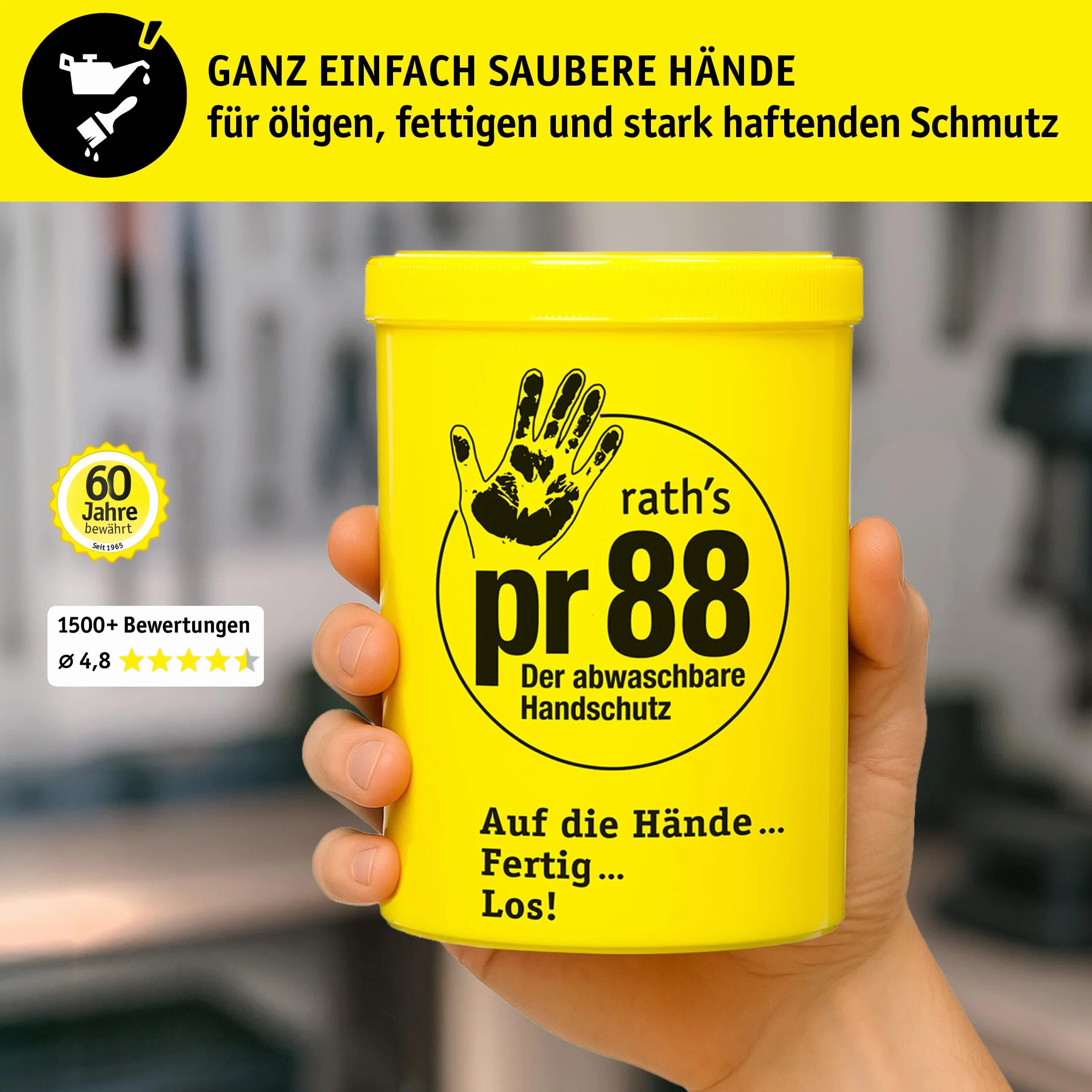 Pasta do zabezpieczenia rąk niewidzialna rękawiczka pr88 puszka 1L RATH
