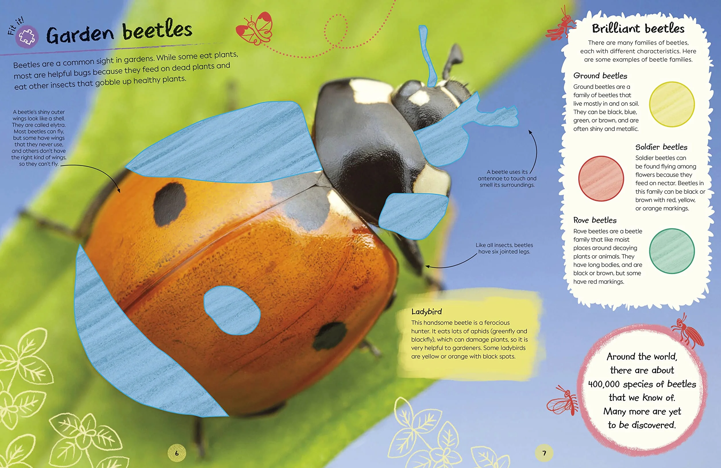 RHS Ultimate Sticker Book Garden Bugs: New Edition with More than 250 Stickers