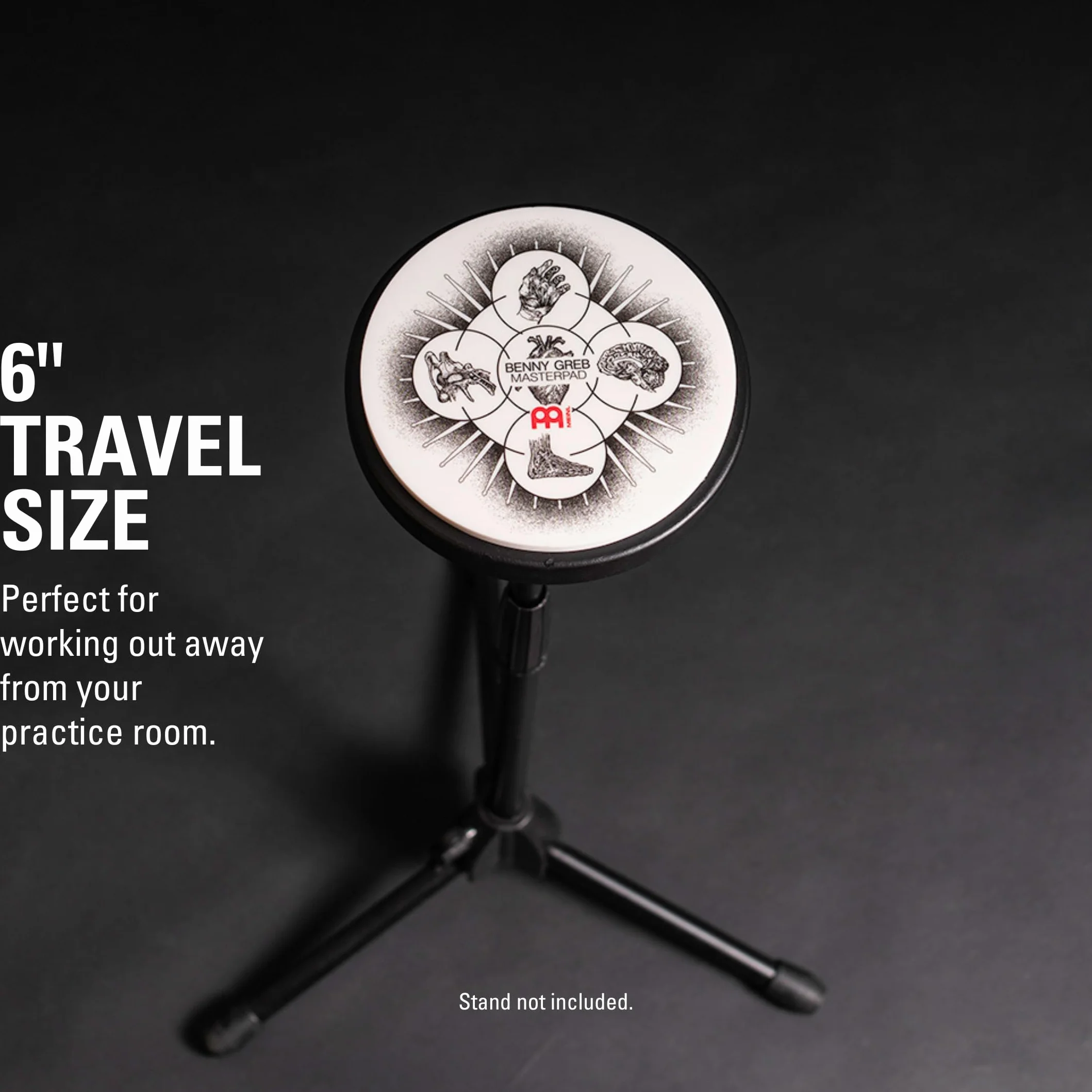 Meinl MPP-6-BG Practice Pad 6" Benny Greb - Akcesorium do perkusji