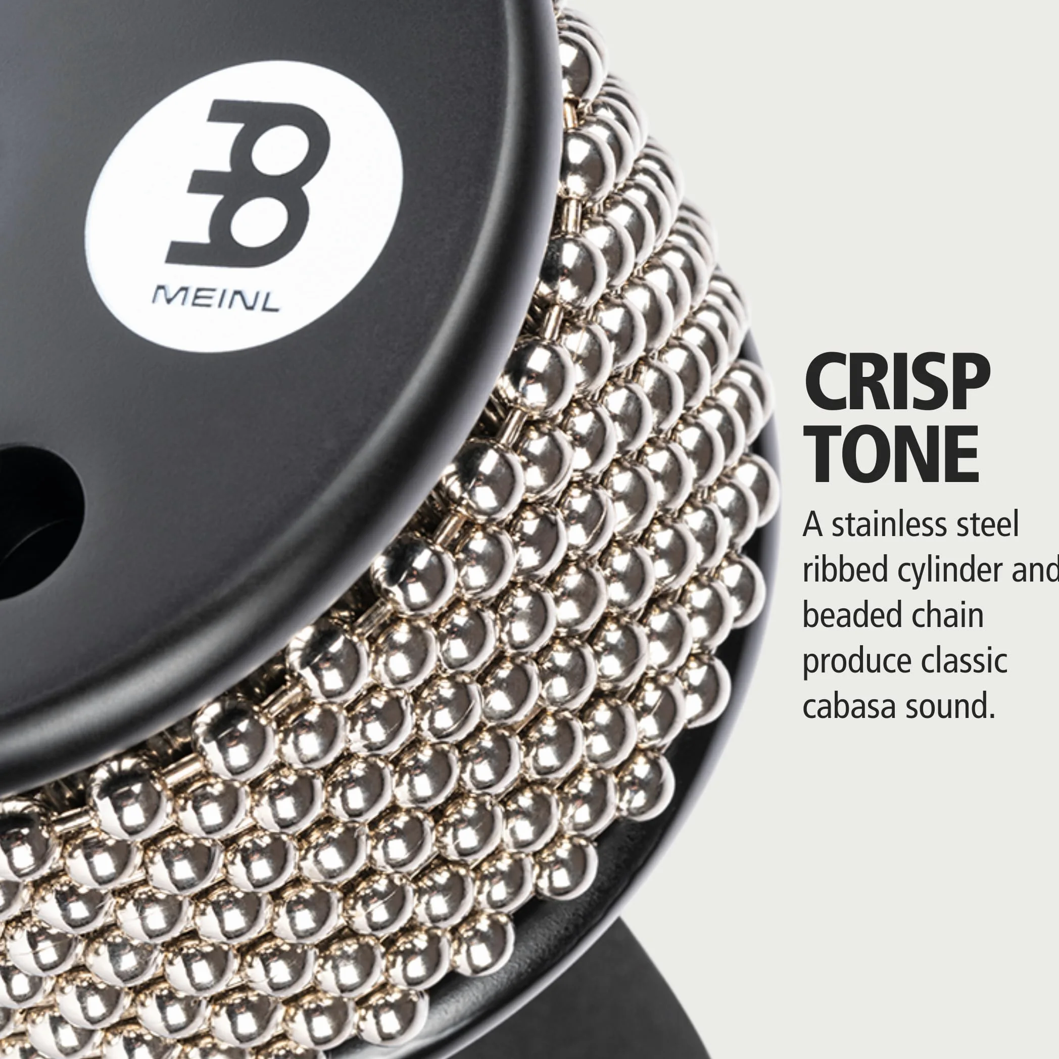 Meinl Turbo Cabasa CA5BK Medium, Black - Cabasa