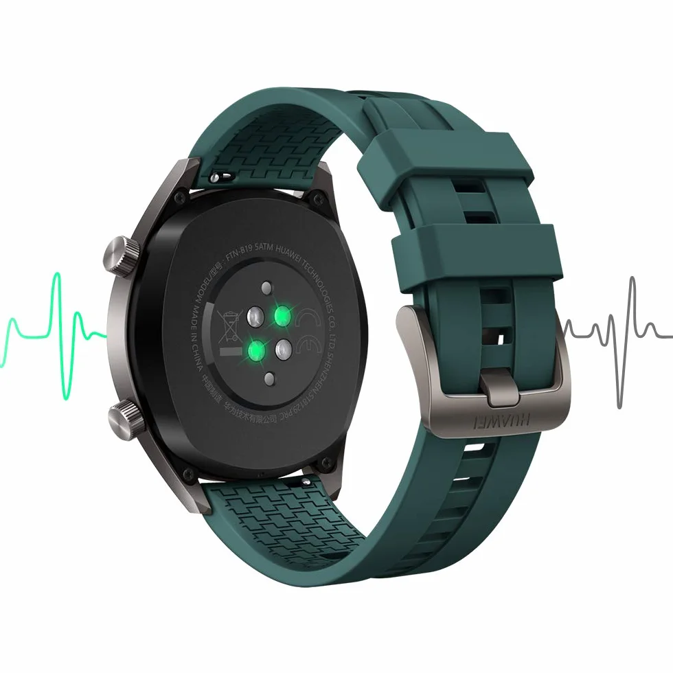 HUAWEI Watch GT Active 55023801 Smartwatch, 46mm, Ciemnozielony/Czarny