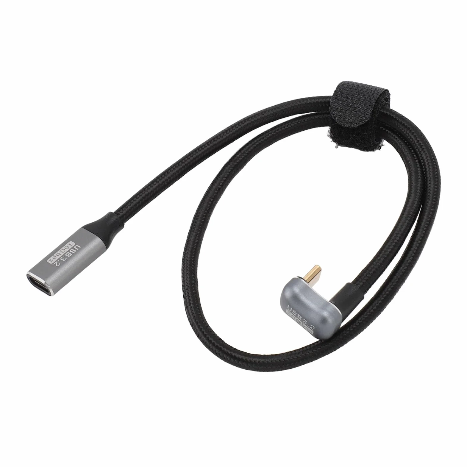 Kabel Przedłużający Typu C, Kabel Danych USB3.2 Gen2 10 Gb/s 4K 60 Hz Kabel Danych Typu C do Typu C Obsługuje Słuchawki z Ekranem Projekcyjnym OTG (50cm)