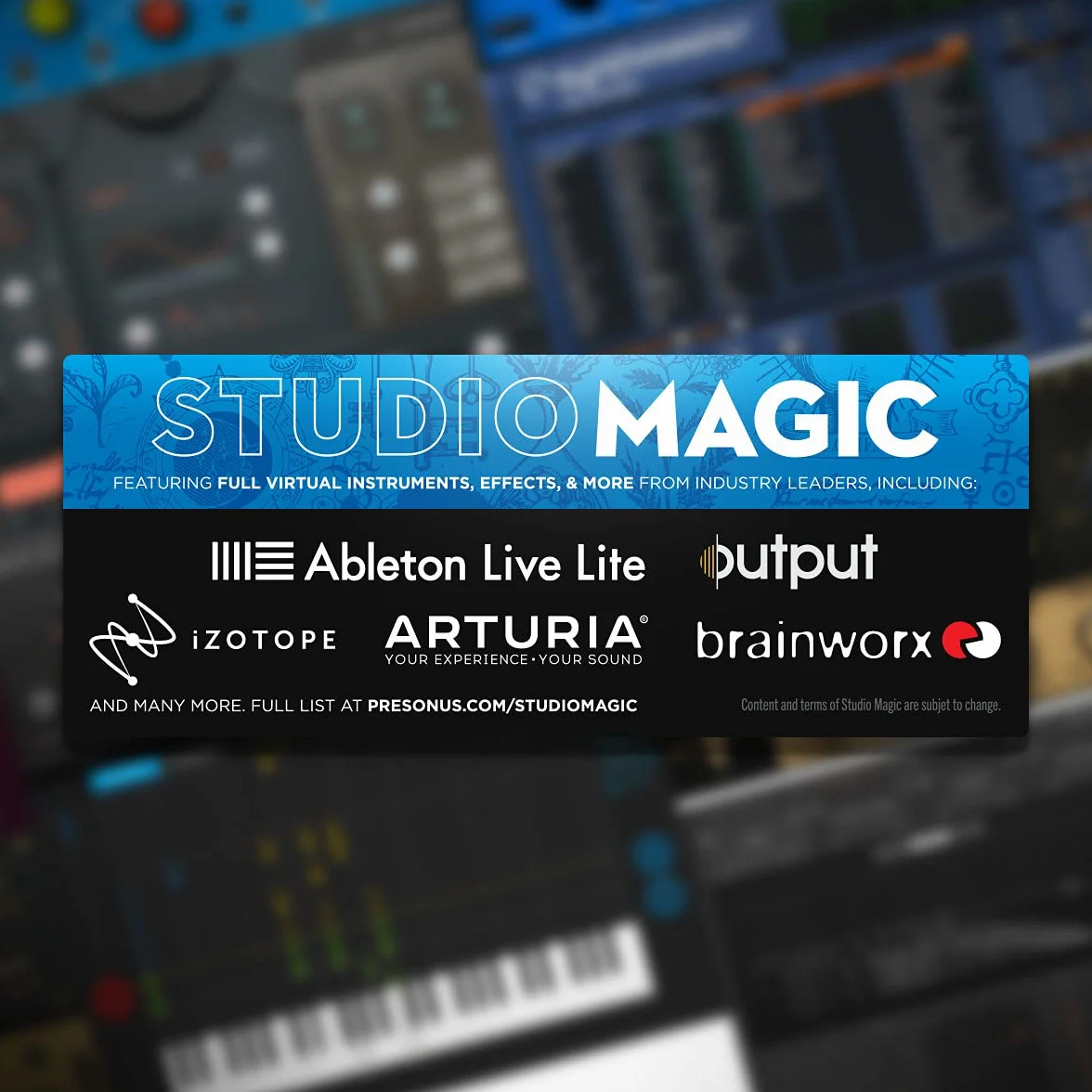 PreSonus ATOM kontroler MIDI do produkcji muzyki z Studio One Artist