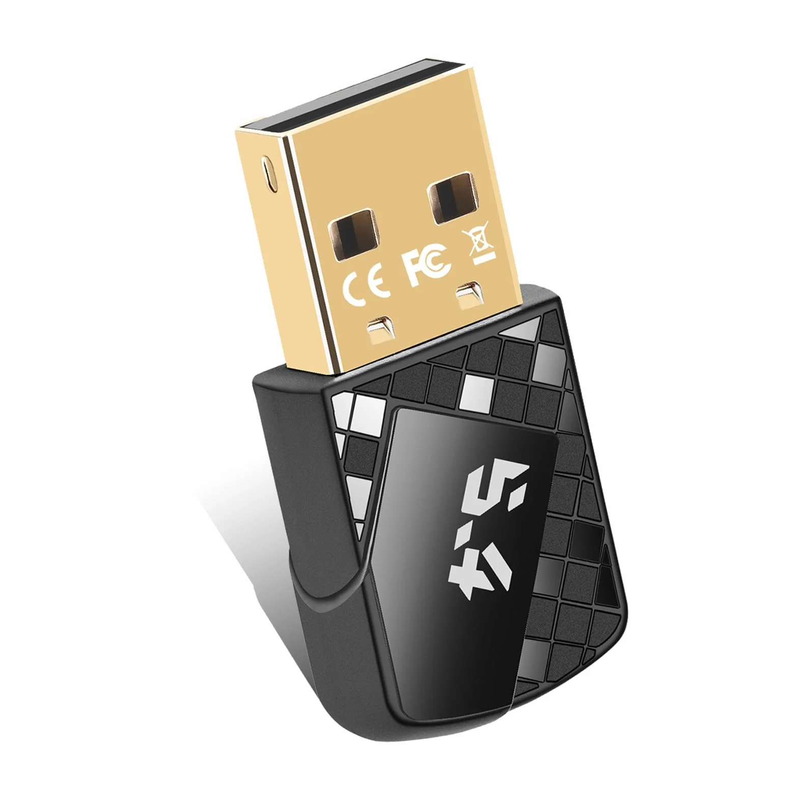 Flintronic Adapter Bluetooth 5.4, klucz Bluetooth USB, klucz Bluetooth 5.4 do klawiatury mysz zestaw słuchawkowy gamepad głośnik słuchawki Plug Play z Windows 7/8.1/10/11