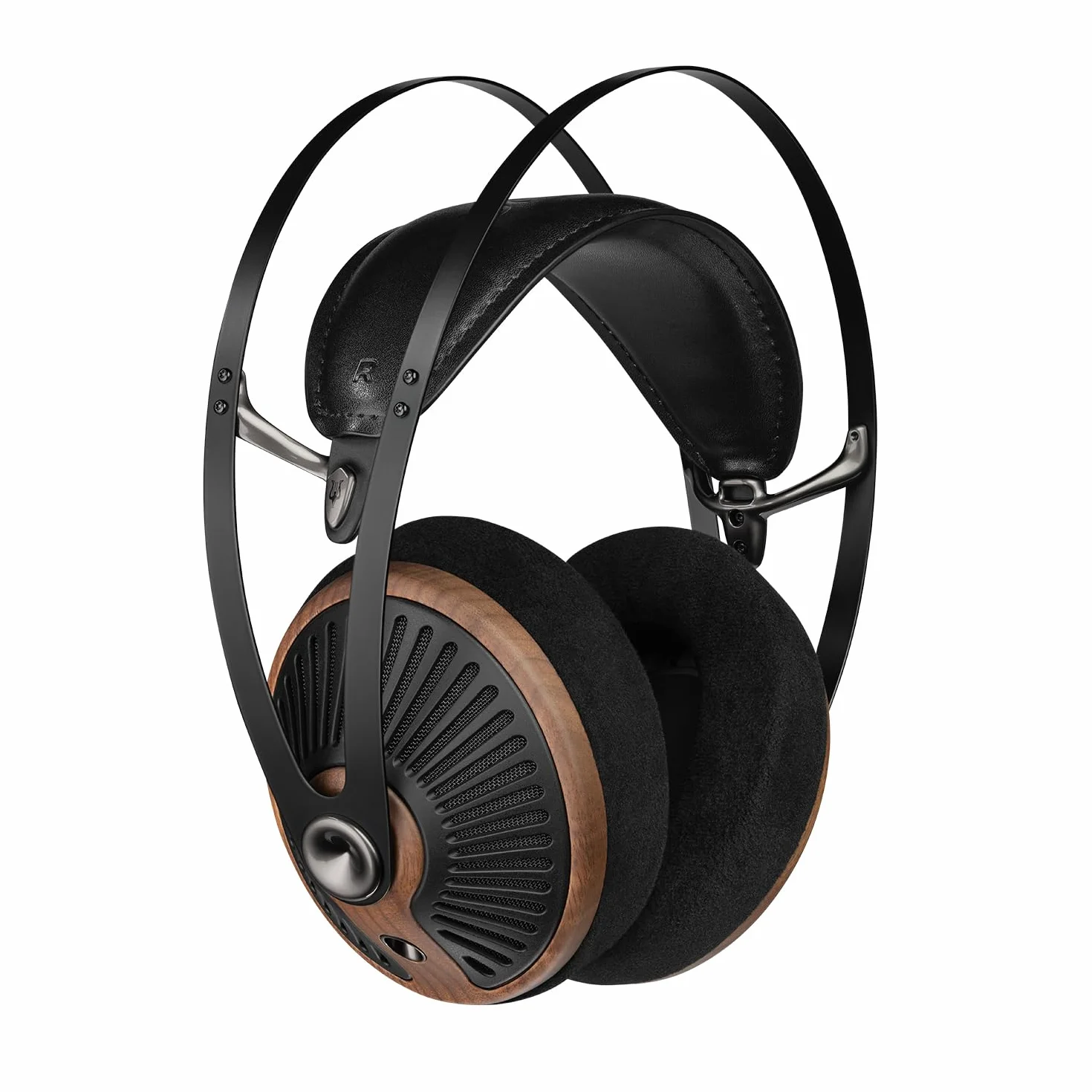 MEZE AUDIO 105 Silva | przewodowe lekkie audiofilskie słuchawki z otwartym tyłem | dynamiczne przetworniki 50 mm | niska impedancja 42 omy | kable i torba do przenoszenia w zestawie
