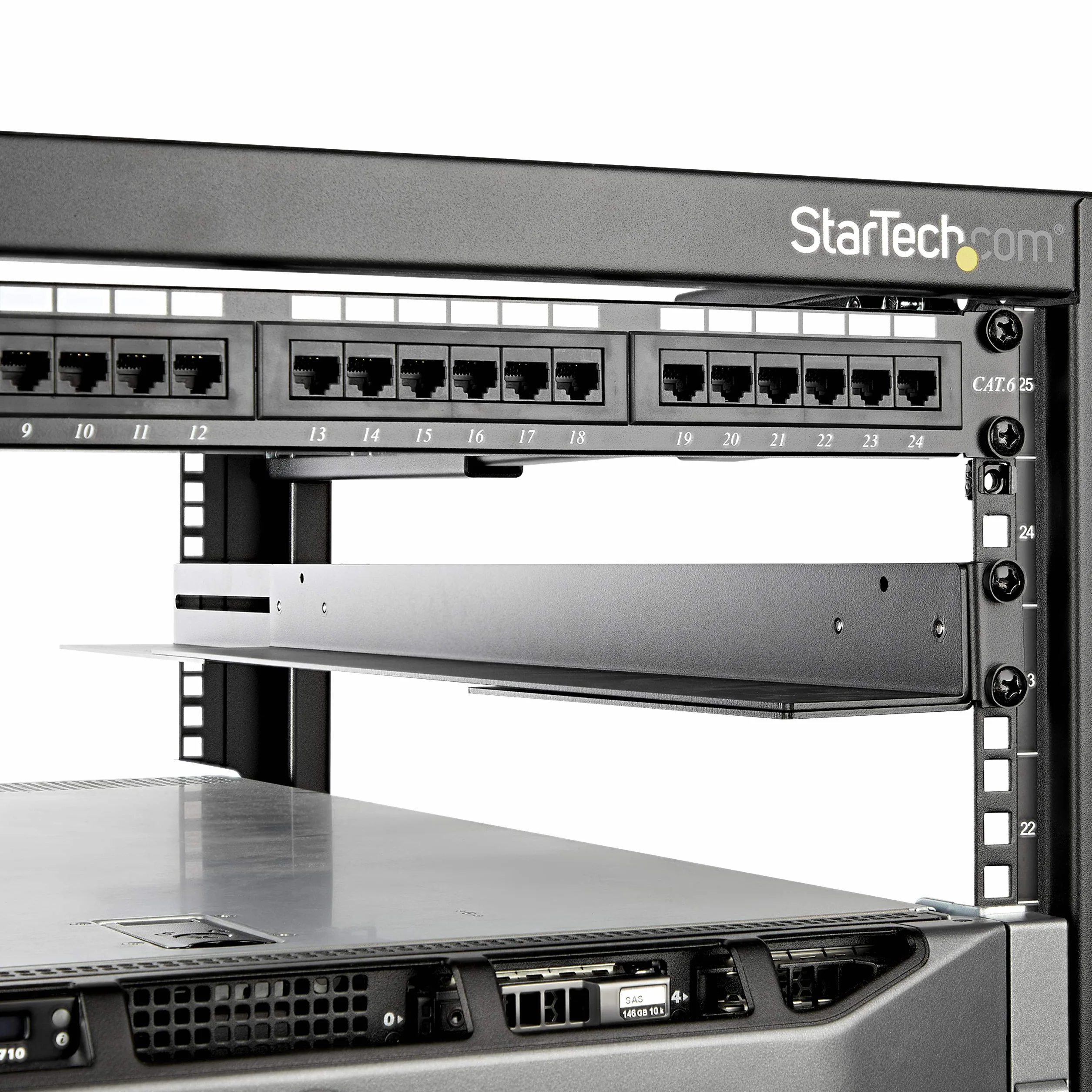 StarTech.com 1U Szyny do stojaków serwerowych 48.3-91 cm regulowana głębokość