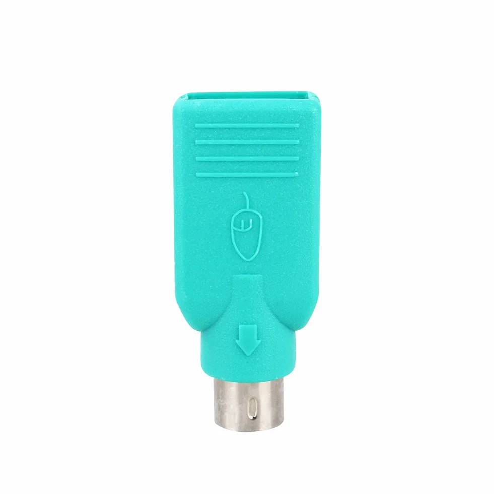 VGEBY Adapter USB żeński na PS2 męski wymienny konwerter USB dla klawiatury i myszy