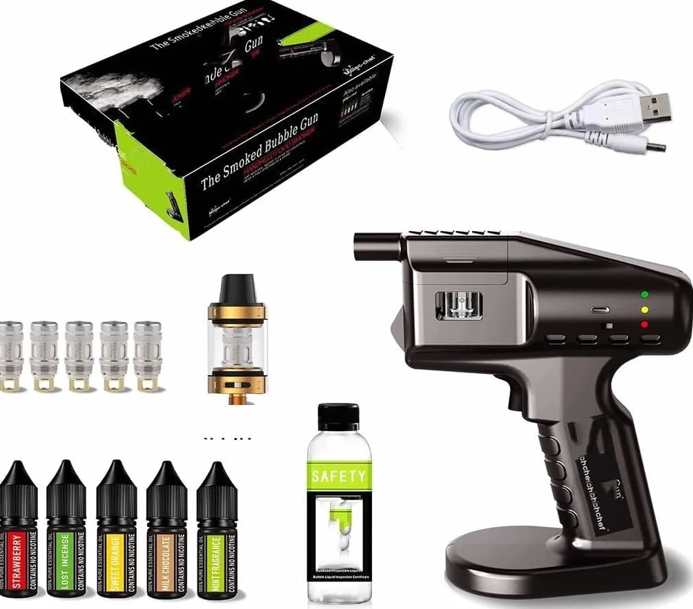 Elektryczna Wędzarnia Koktajli, Przenośny Pistolet Do Wędzenia Na Zimno, Bubble Cocktail, Infuzowane Napoje