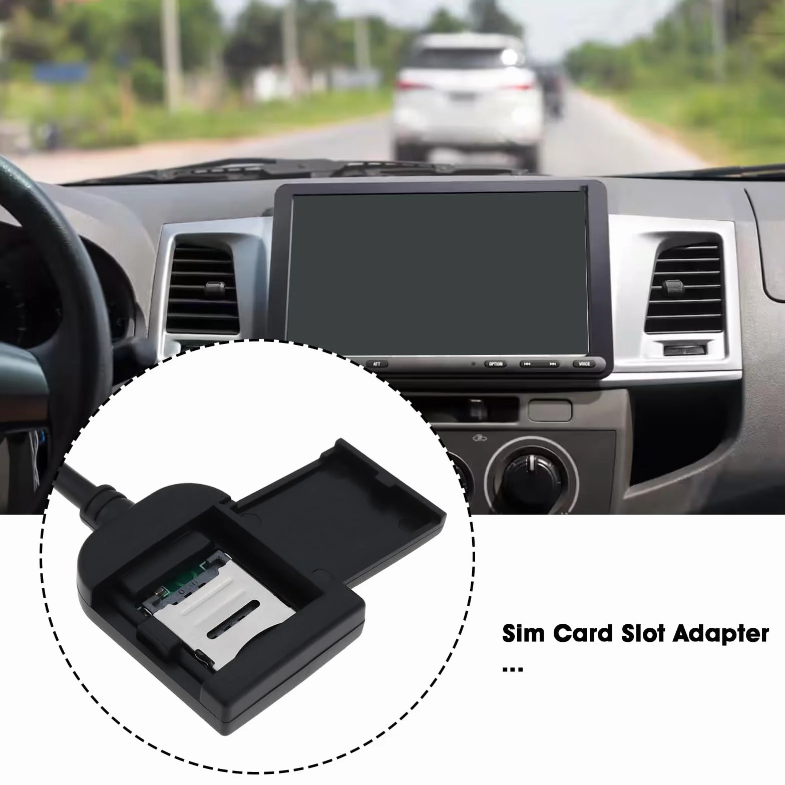 Adapter gniazda karty SIM 20-pinowy kabel kompatybilny z Android Multimedia GPS 4G