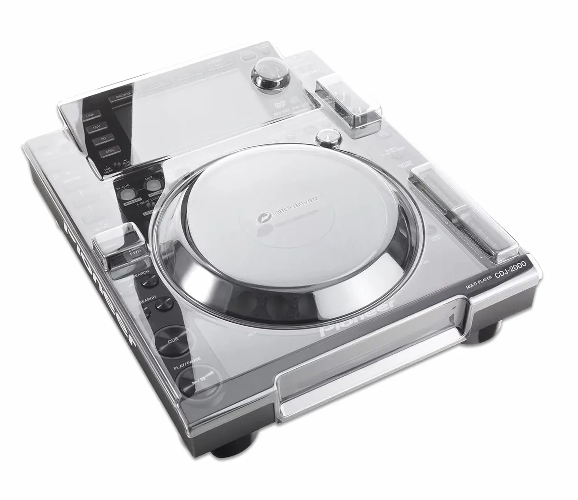Decksaver Cover for Pioneer CDJ-2000 NEXUS, including Faceplate, compatible with DJ Equipment