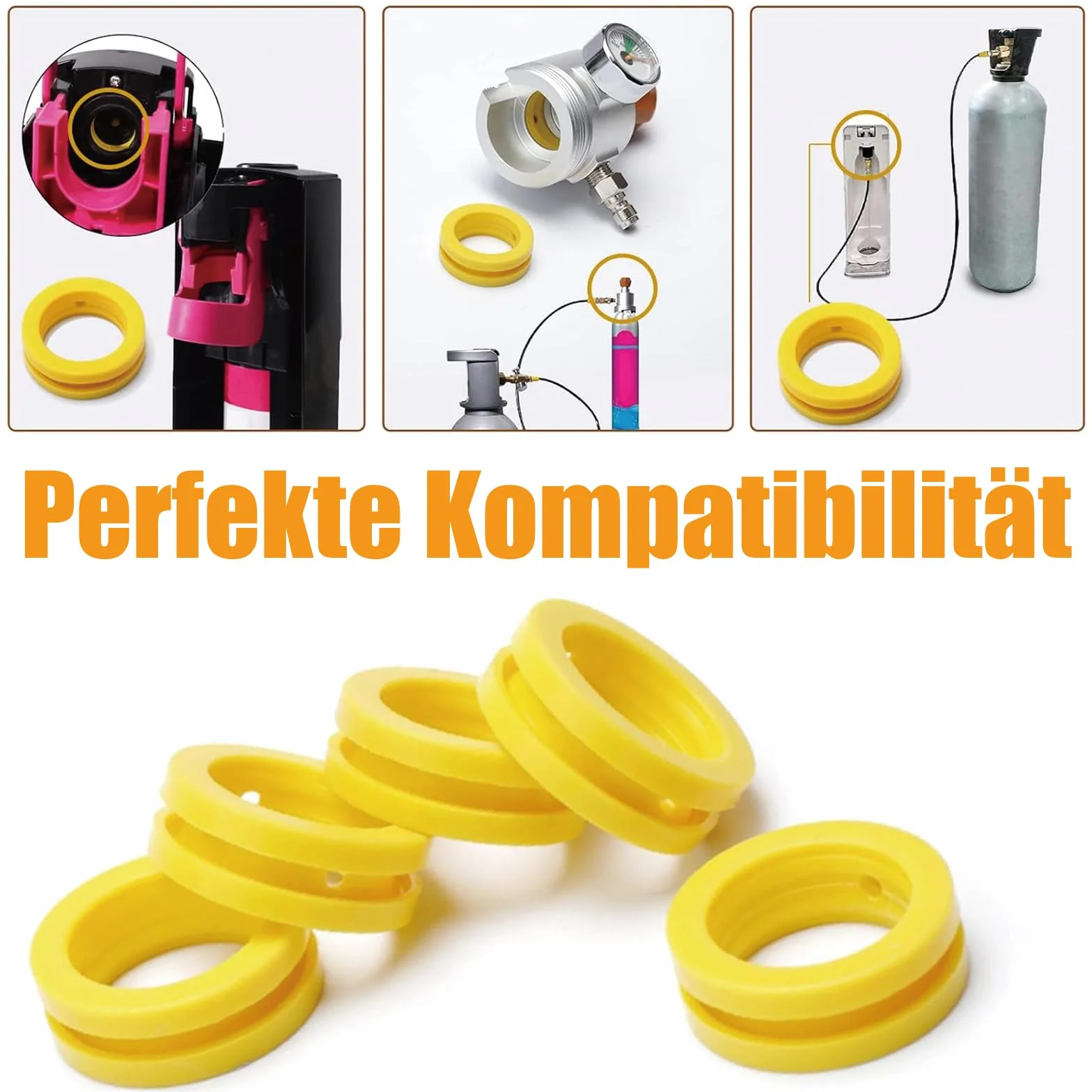 3 części zamienne, uszczelki gumowe, uszczelki gumowe, pierścienie uszczelniające, zestaw części zamiennych, pierścień uszczelniający, łatwa instalacja, idealne dla wszystkich miłośników napojów