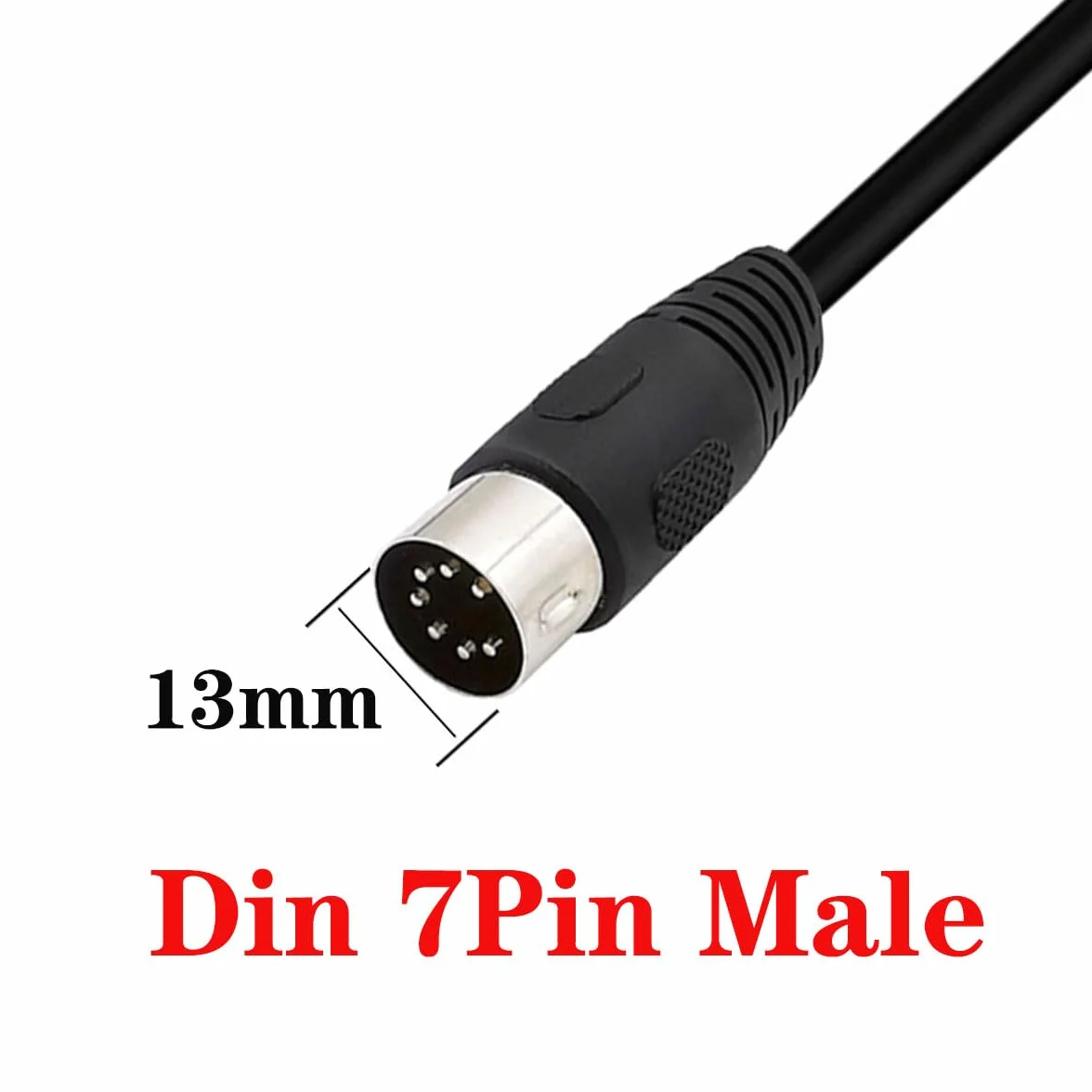 7-pinowy kabel DIN, Midi 7-pinowy Din męski do żeński, interfejs kontrolera, kabel audio do Bang & Olufsen, Naim, Quad Stereo (1,5 metra)