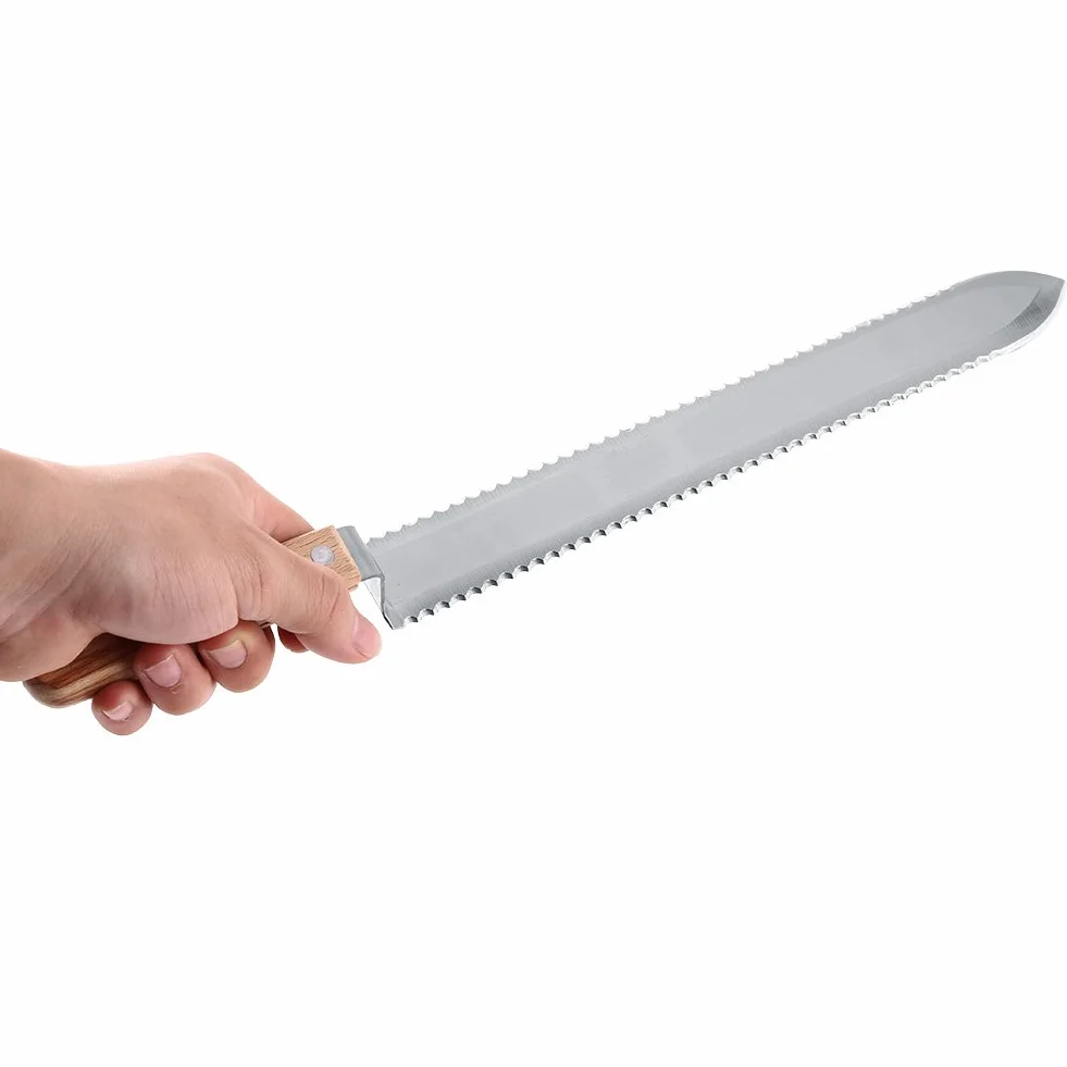 Tefola Nóż do wykrywania, pszczelarstwa, miodu, ekstraktor, stal nierdzewna, miód, skrobak do odkrywania miodu z drewnianym uchwytem, ultracienka wirówka 280 mm, skrobak do miodu, wyciąg, prezent dla