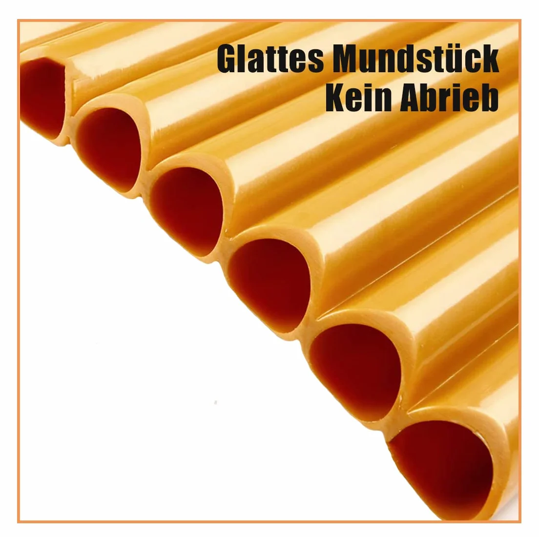 Panflute z podstawą G Key ABS Plastic Romania Pan Flute Music Instrument Tunable Panpipes