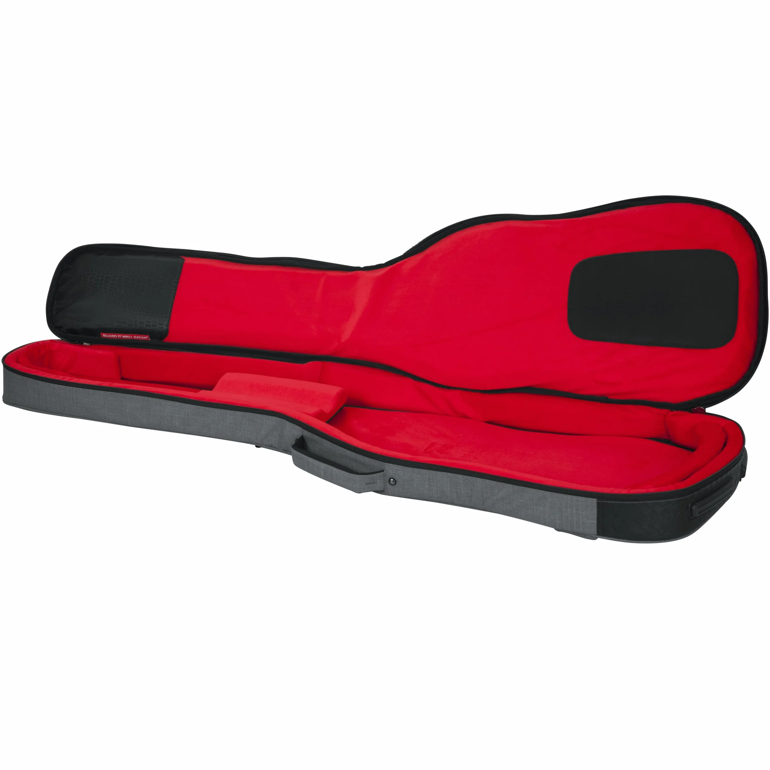 Pokrowiec na gitarę basową Gator Transit Series; jasnoszare na zewnątrz (GT-BASS-GRY)