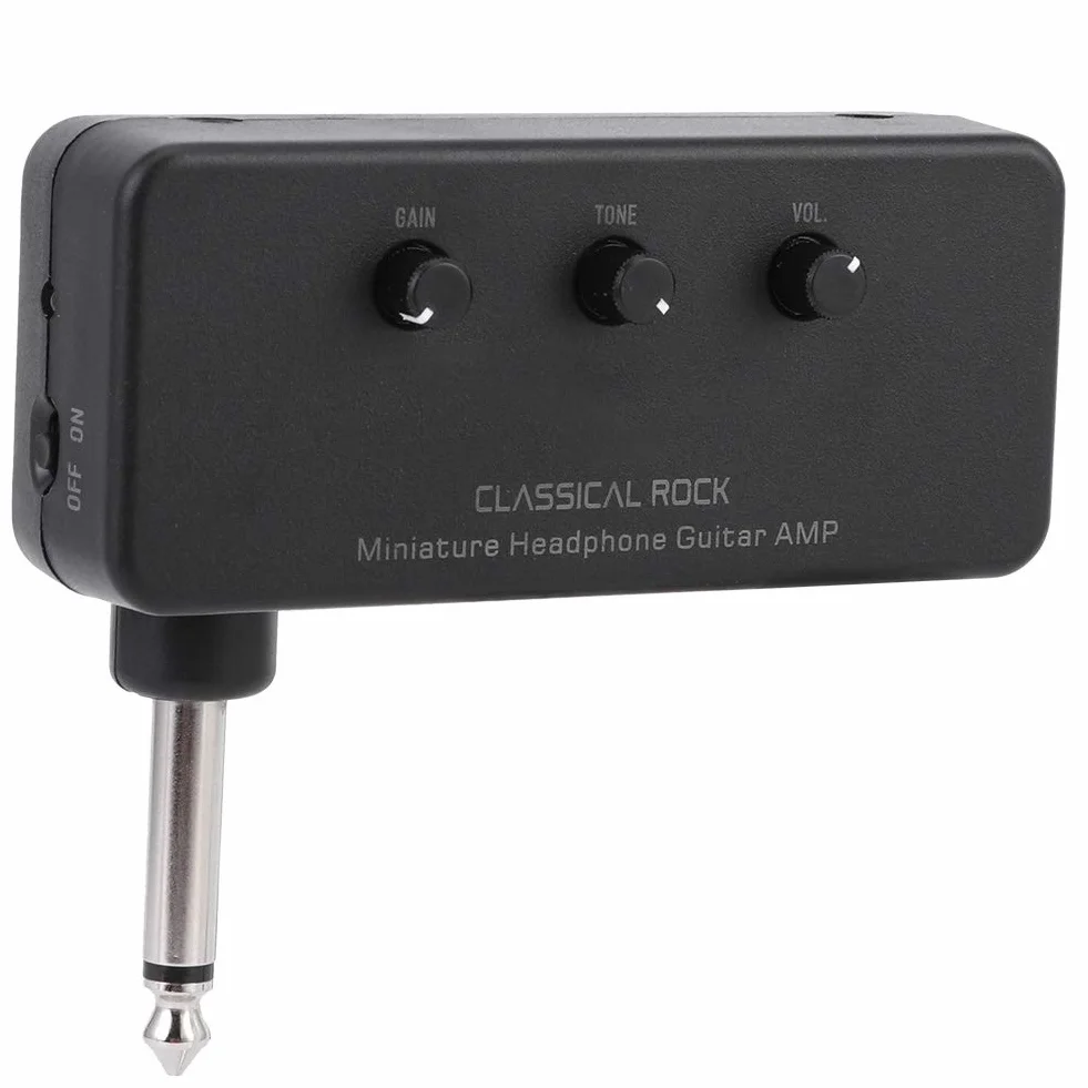 ABS + metalowy wzmacniacz kasku gitarowego, praktyczny mini wzmacniacz gitarowy/basowy