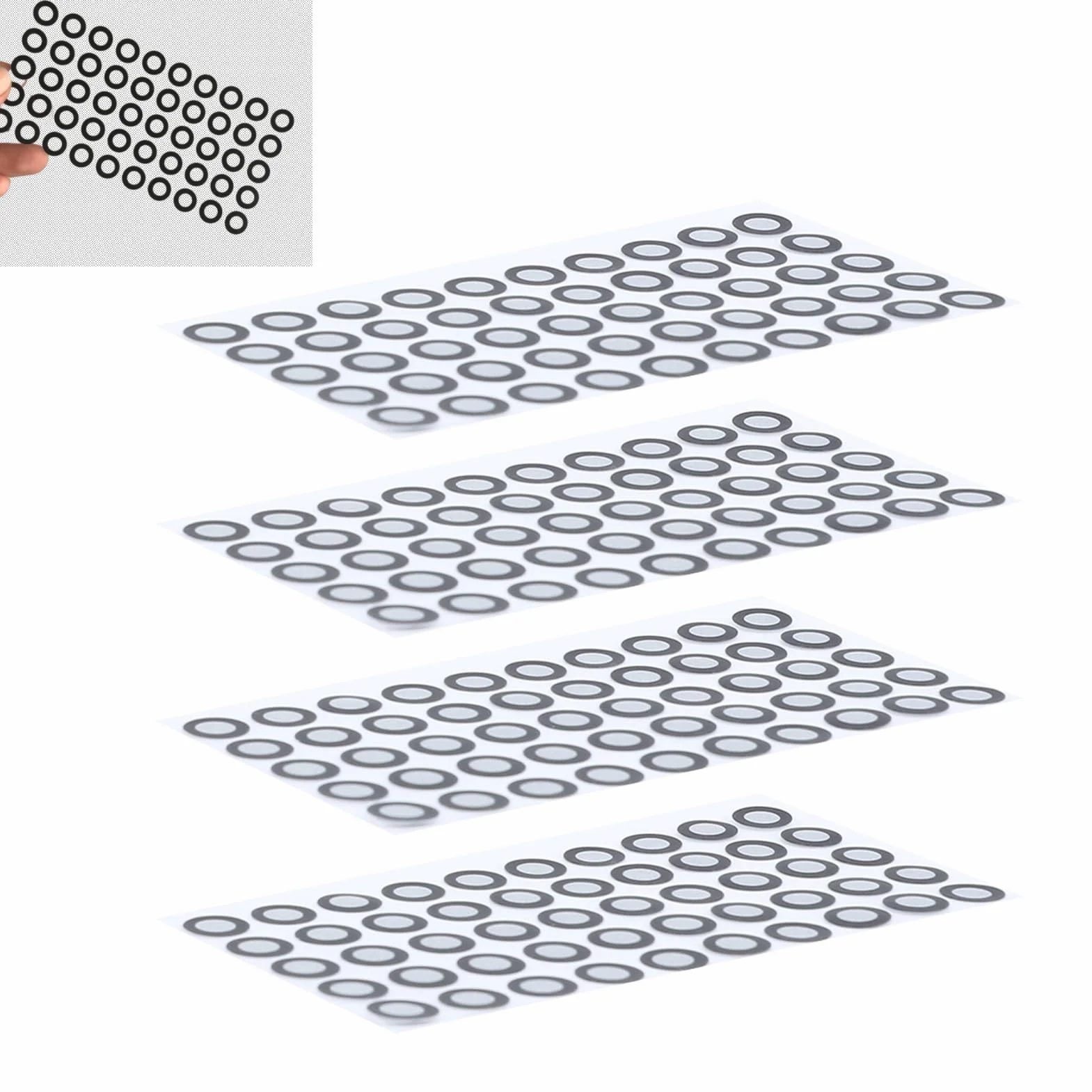Marker do Skanowania 3D 6mm, 500 Sztuk Kropek śledzących 3D Markery Punktów Odniesienia do Skanera 3D, Markery Odbicia Rozproszonego do Skanowania 3D