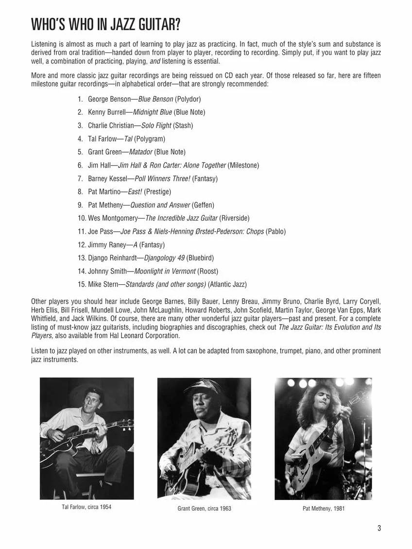 Hal leonard guitar method - jazz guitar guitare +cd: A Comprehensive Guide with Detailed Instruction and More Than 20 Great Jazz Standards