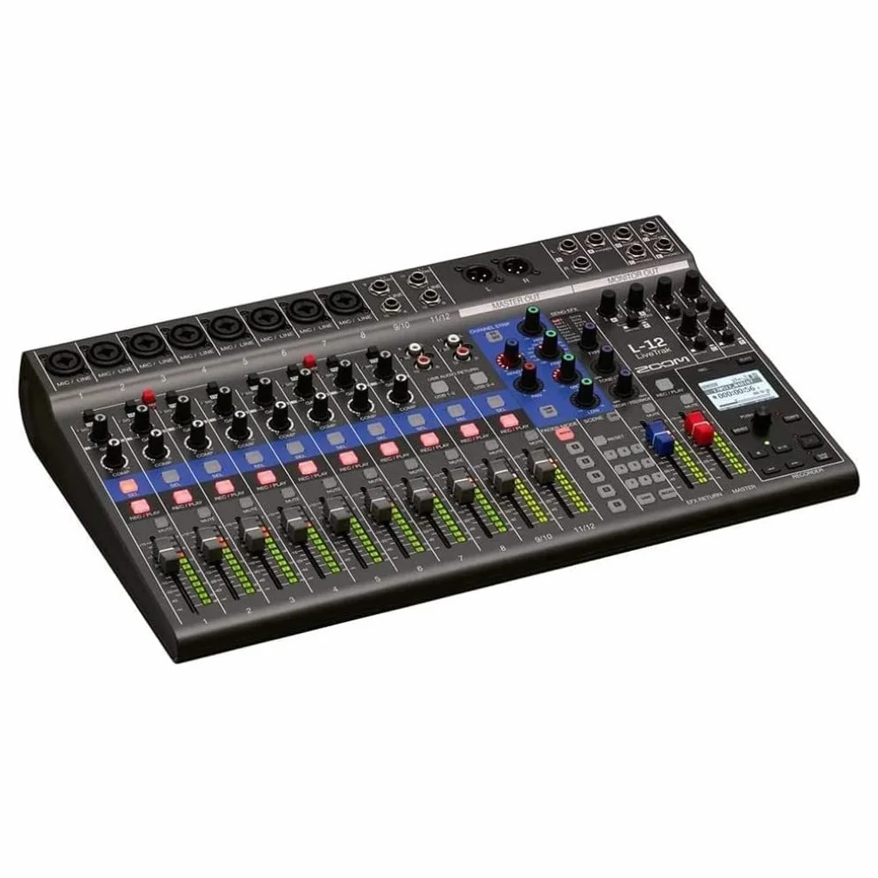 Zoom - L-12 - cyfrowy mikser 12-kanałowy, nagrywarka i interfejs audio, USB