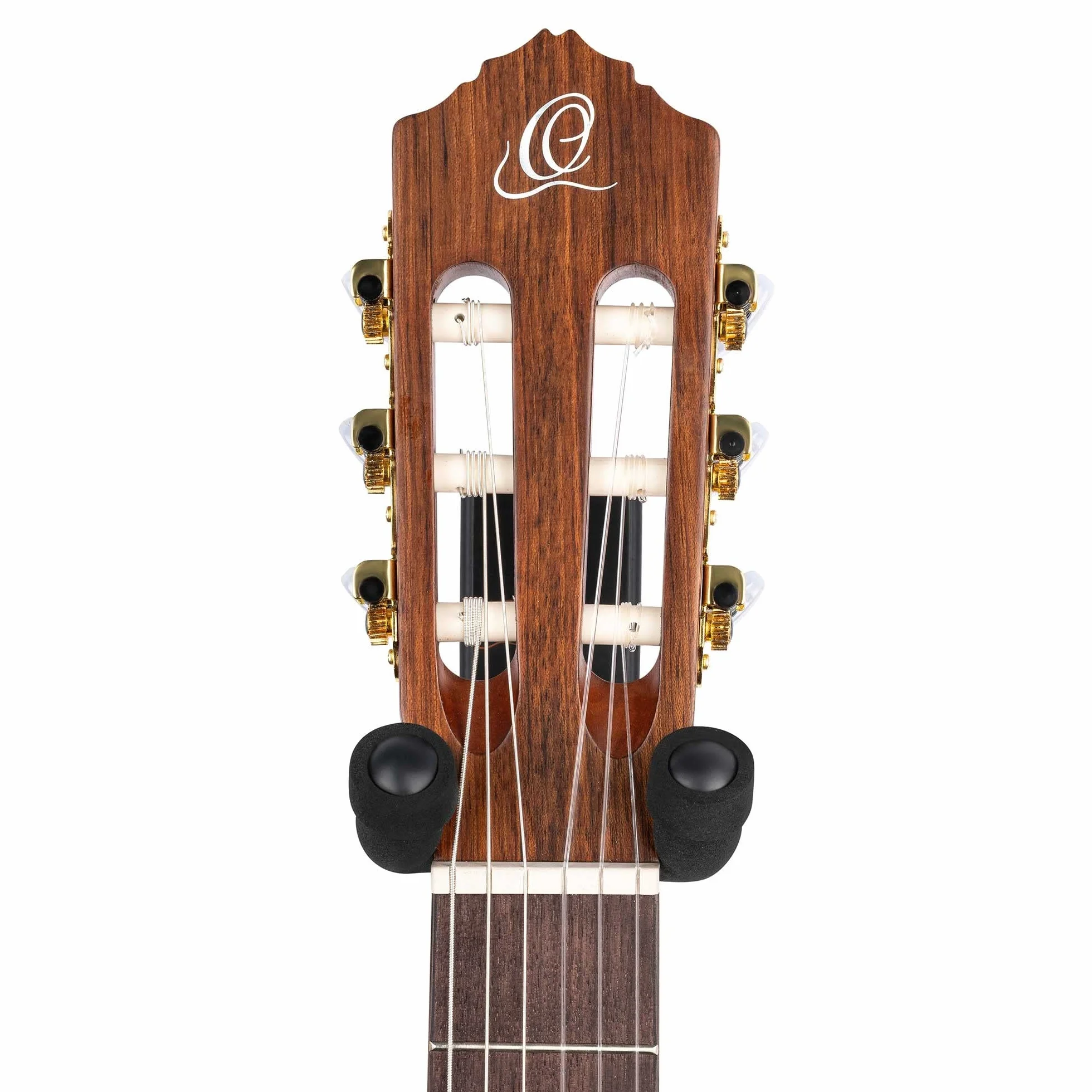 Ortega Guitars Uchwyt Ścienny do Gitary, Czarny, 4,5 cm
