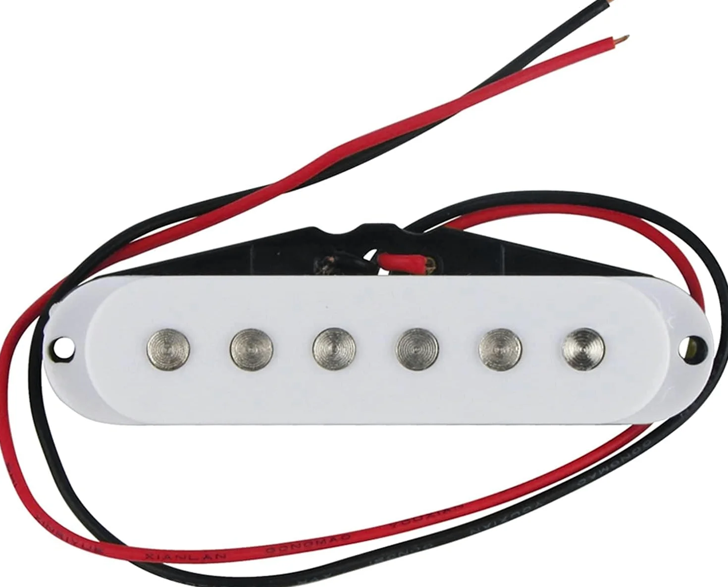 Przetwornik do gitary akustycznej, Ceramiczna pojedyncza cewka przetwornik wzmacniacz przetwornik Humbucker SSH HSS przetwornik do gitary elektrycznej biały zestaw przetwornik do gitary elektrycznej