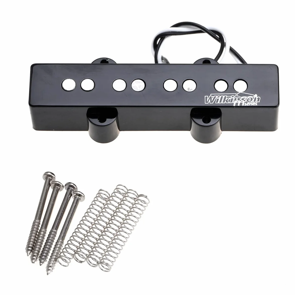 Wilkinson seria M WOJB Variable Gauss Alnico 5 Przetwornik Humbucker Jazz Bass Neck Vintage Tone do 4-strunowy Basu JB Style, Czarny