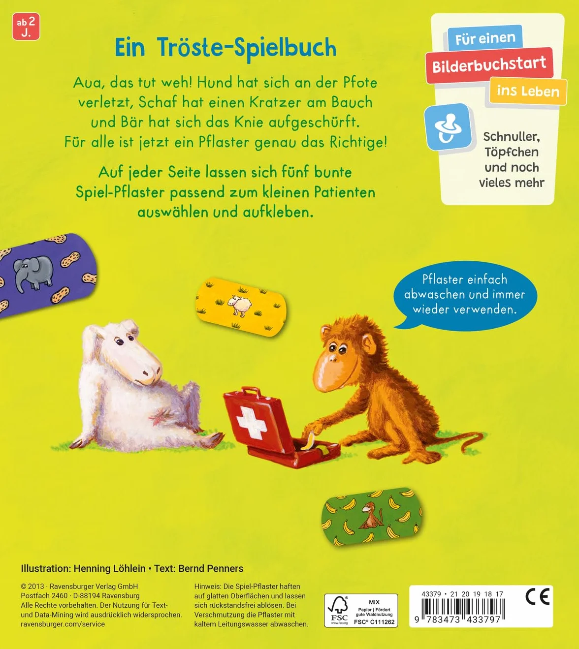 Pusten, trösten, Pflaster drauf!