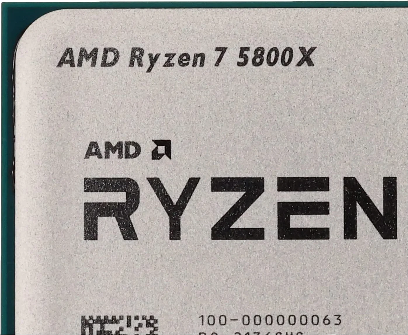 Procesor AMD Ryzen 7 5800X (8 rdzeni/16 wątków, 105W DTP, gniazdo AM4, 36 MB pamięci podręcznej, do 4,7Ghz w trybie Max w trybie Max Boost, bez systemu chłodzenia)
