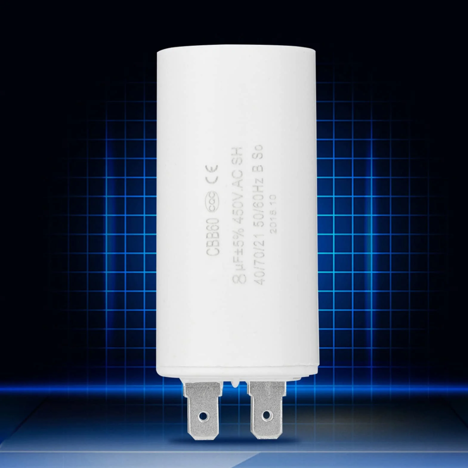 Kondensator Cbb60 8Uf 40 85 21 8Uf Kondensator Rozruchowy Silnika Cbb60 Kondensator Rozruchowy Silnika 450V 8Uf Kondensator Microfarad Zaciski Widełkowe