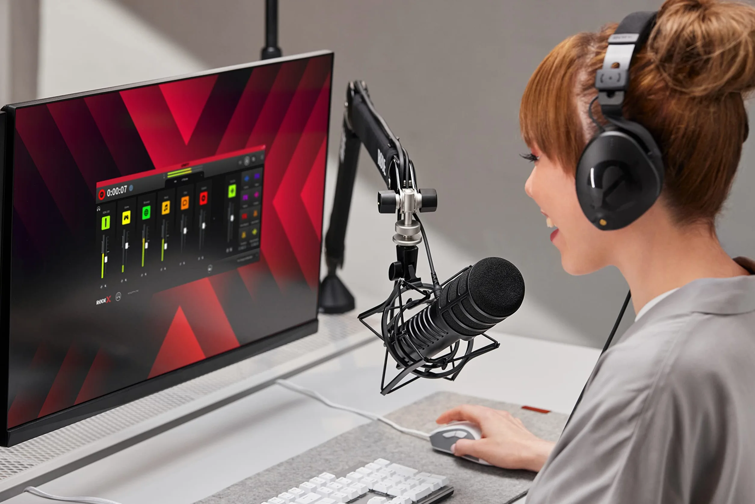 RØDE XDM-100 Profesjonalny mikrofon dynamiczny USB i wirtualne rozwiązanie miksujące dla streamerów i graczy